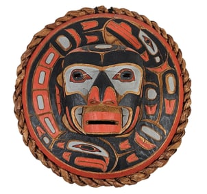 Tim Alfred First Nations Human Raven Salmon Mask