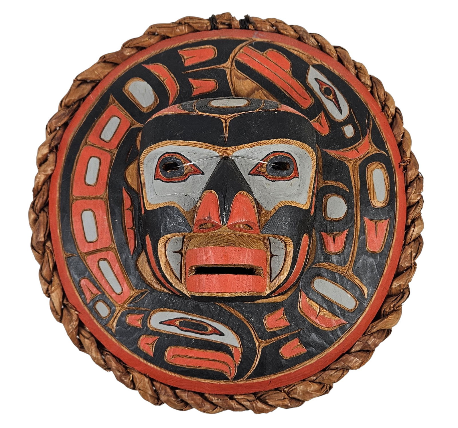Tim Alfred First Nations Human Raven Salmon Mask (1 of 4)