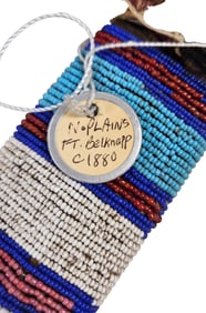 c1880 Native American Sioux Beaded Pipe Stem