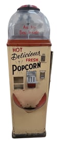 c1950 Popcorn Vending Machine