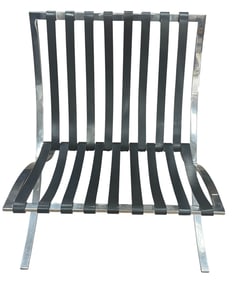 Mid Century Mies Van Der Rohe Barcelona Chair by Knoll