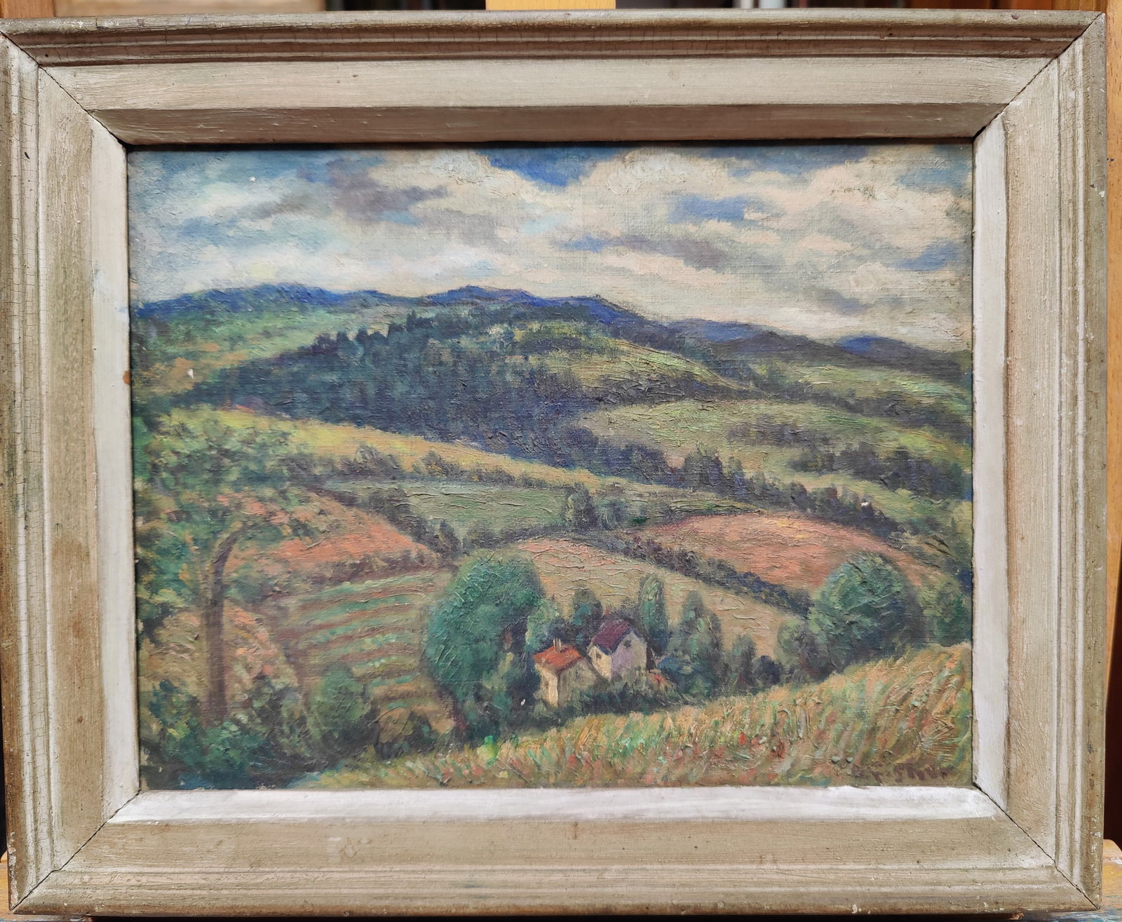 Oscar Fisher WPA Era New England Mountain Landscape (1 of 5)