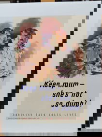 WWII Propaganda Keep mum - she's not so dumb! c. 1940s