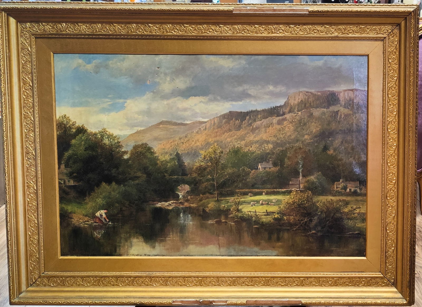 George Wells Bucolic Pastoral Landscape English Countryside (1 of 5)