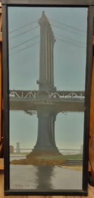 Donald Nelsen O/C Side View Manhattan Bridge Tower