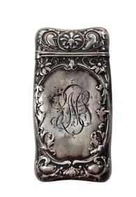 Art Nouveau Gorham Sterling Silver Match Safe