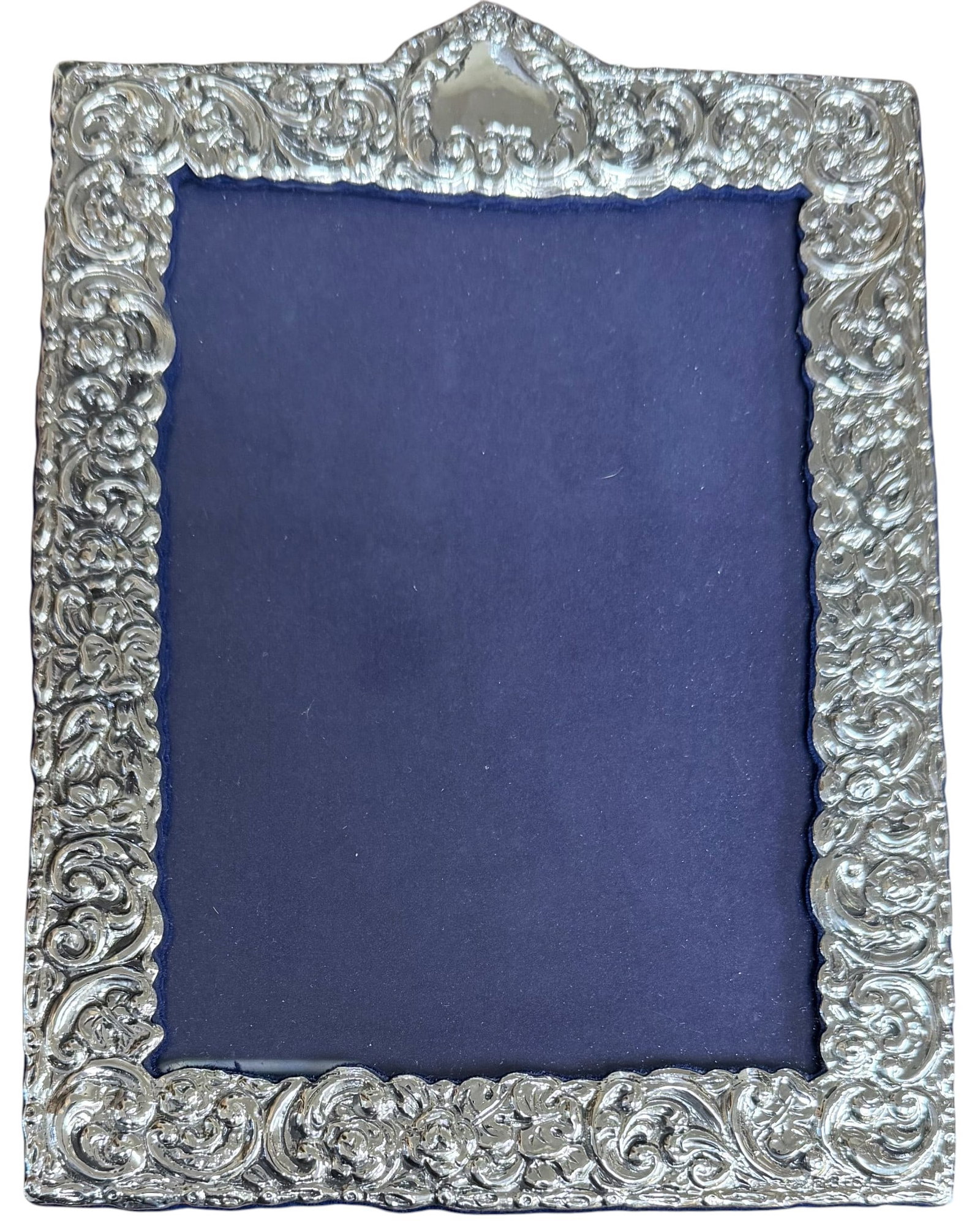 Vintage Italian Repousse Sterling Silver Photo Frame (1 of 5)