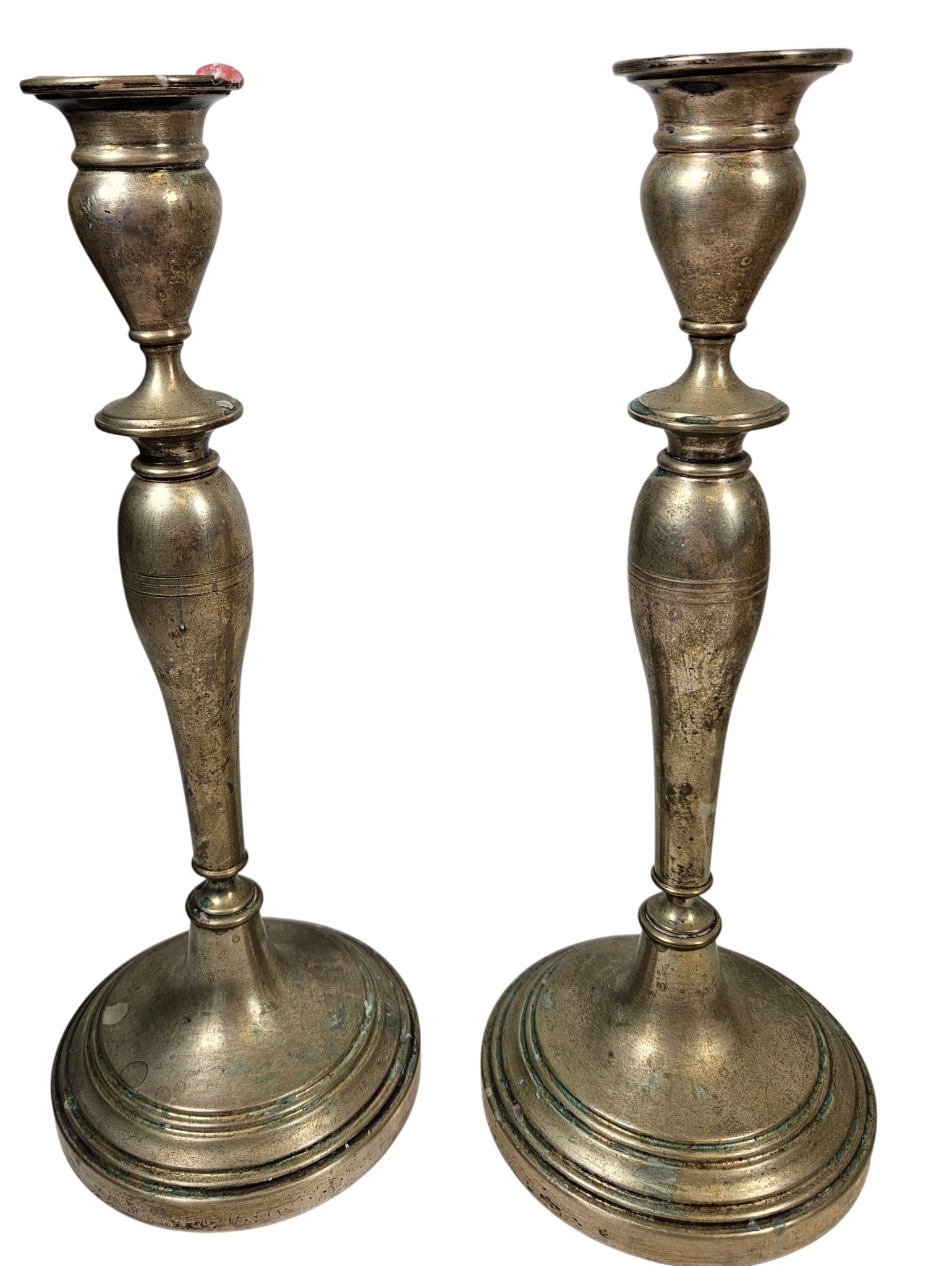 Pair Continental 800 Silver Candlesticks (1 of 5)