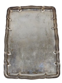 19th Century M. H. Wilkens & Sohne 835 Silver Tray