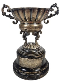 Antique Madrid Spain .915 Silver Trophy