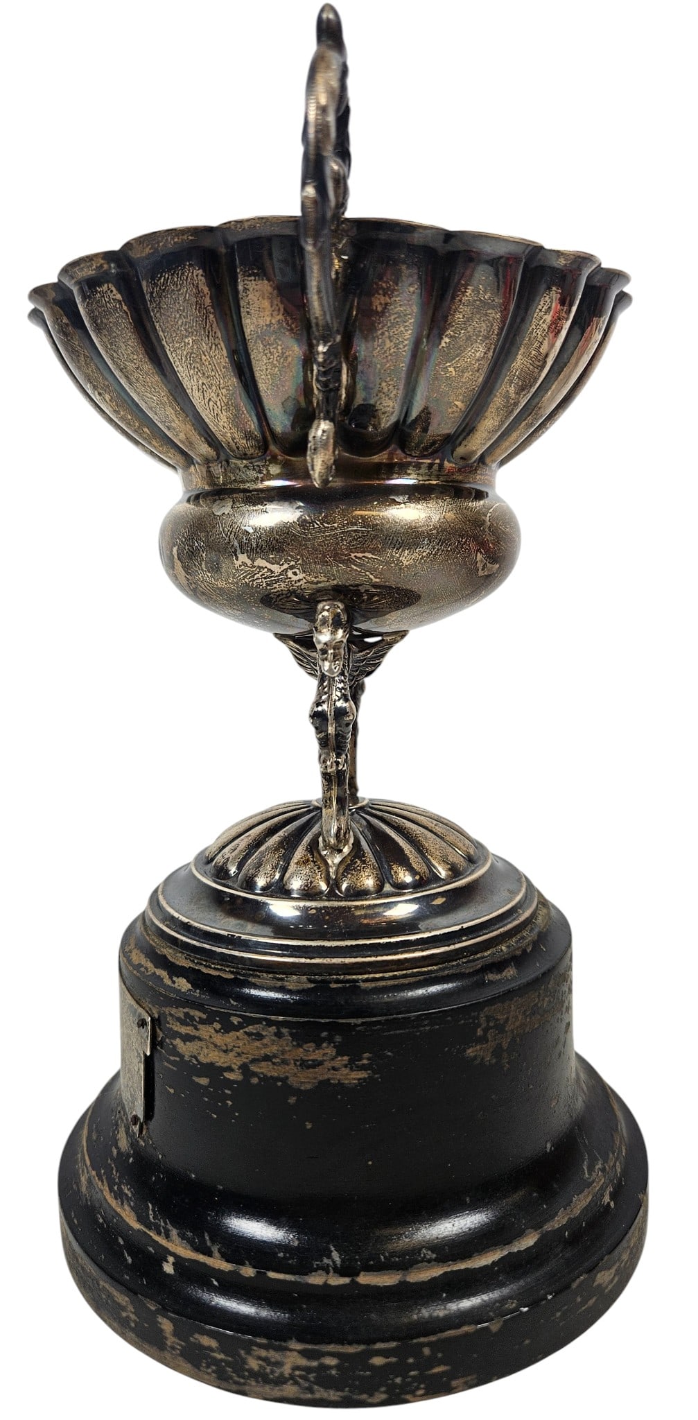 Antique Madrid Spain .915 Silver Trophy - 4