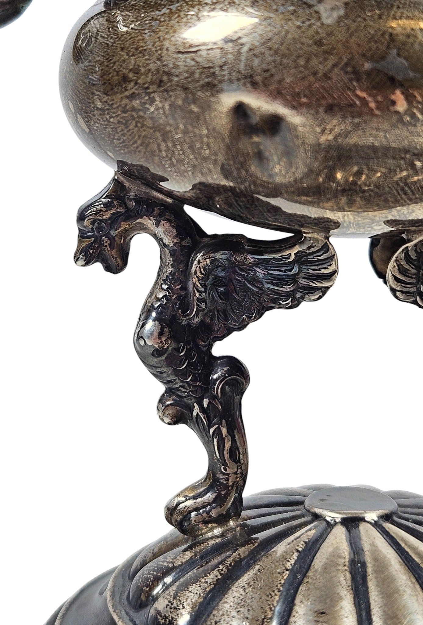 Antique Madrid Spain .915 Silver Trophy - 6