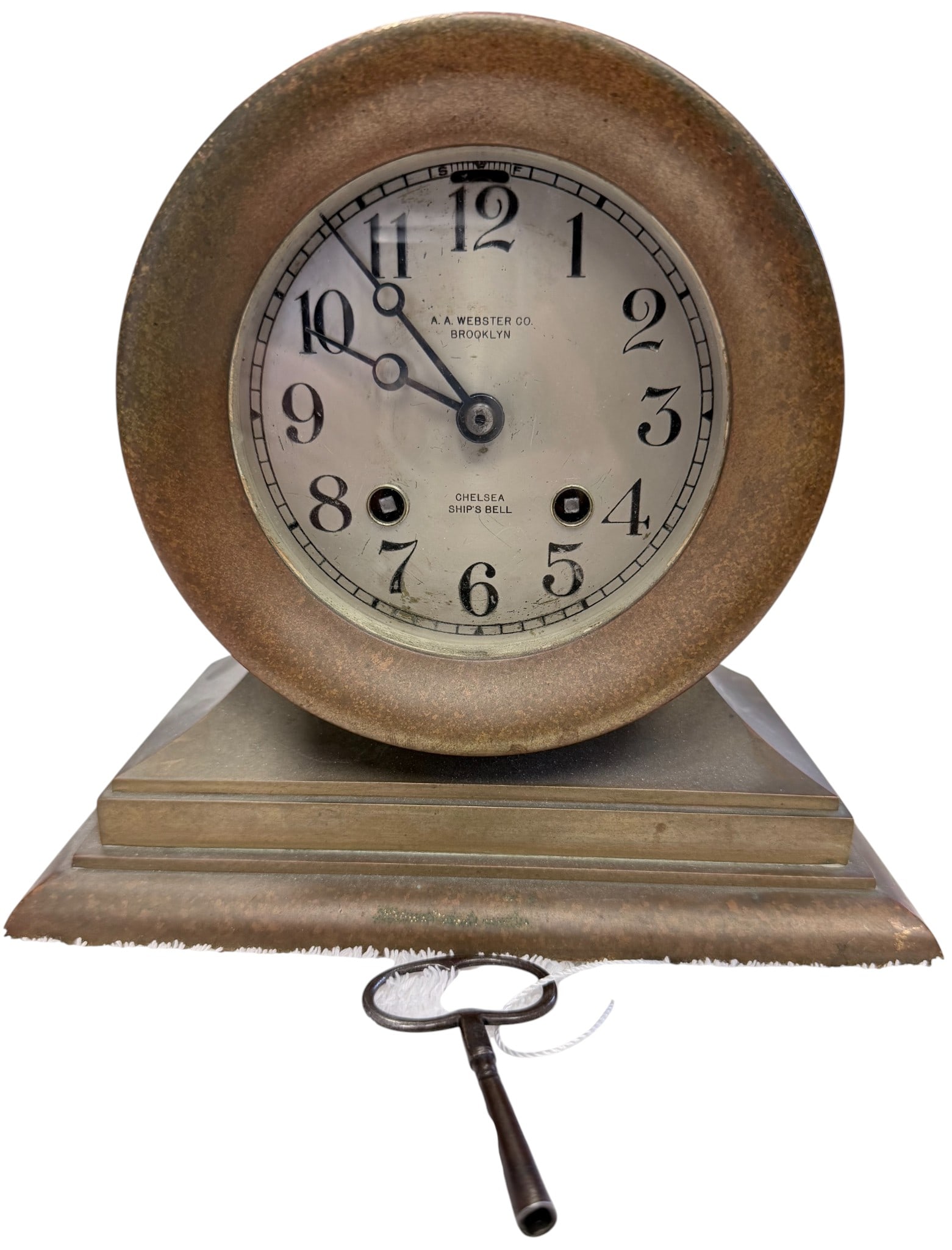 c1930 Chelsea Ship's Bell Clock A.A. Webster Co. (1 of 8)