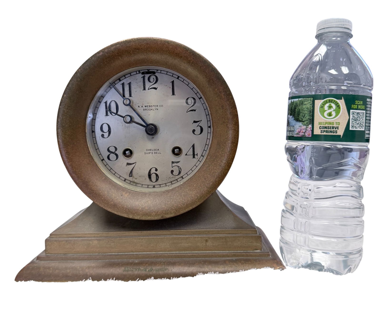 c1930 Chelsea Ship's Bell Clock A.A. Webster Co. - 8