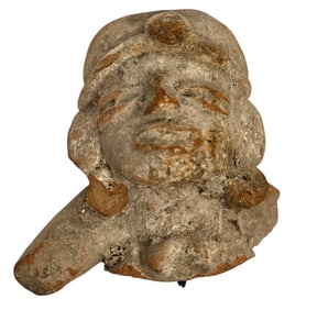 Pre Columbian Clay Artifact Fragment 800 CE