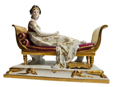 Scheibe Alsbach Madame Recamier Porcelain Figure