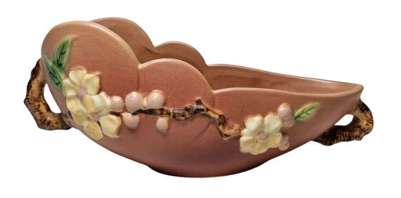Roseville Apple Blossom Ovoid Shape Bowl 329-10