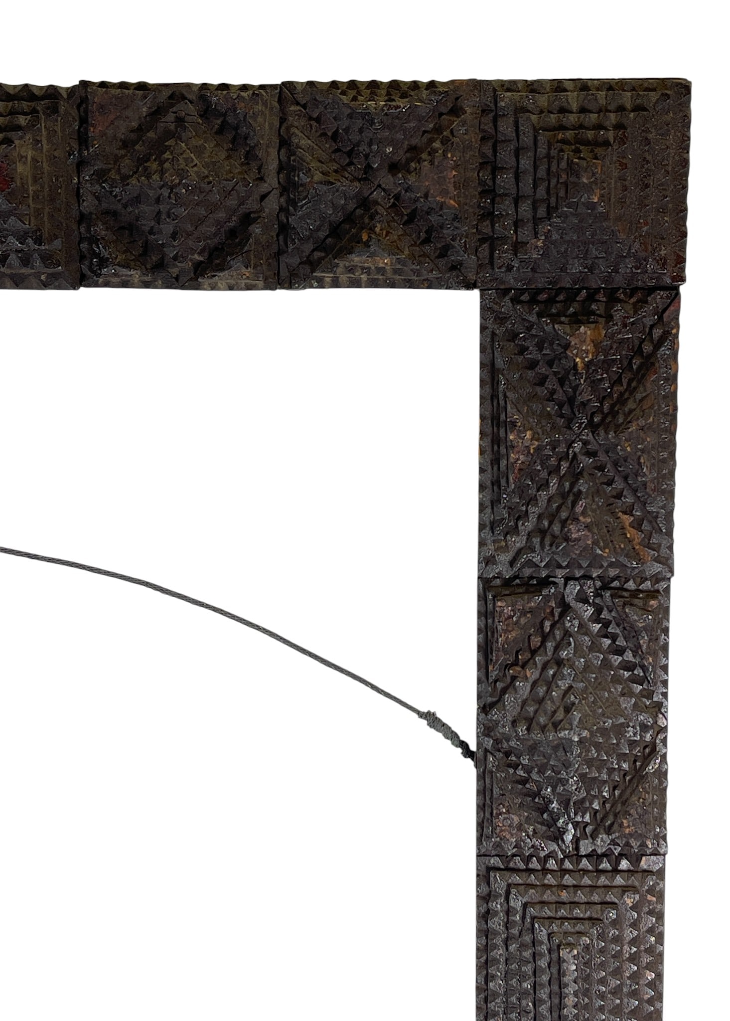 19th Century Tramp Art Frame - 2