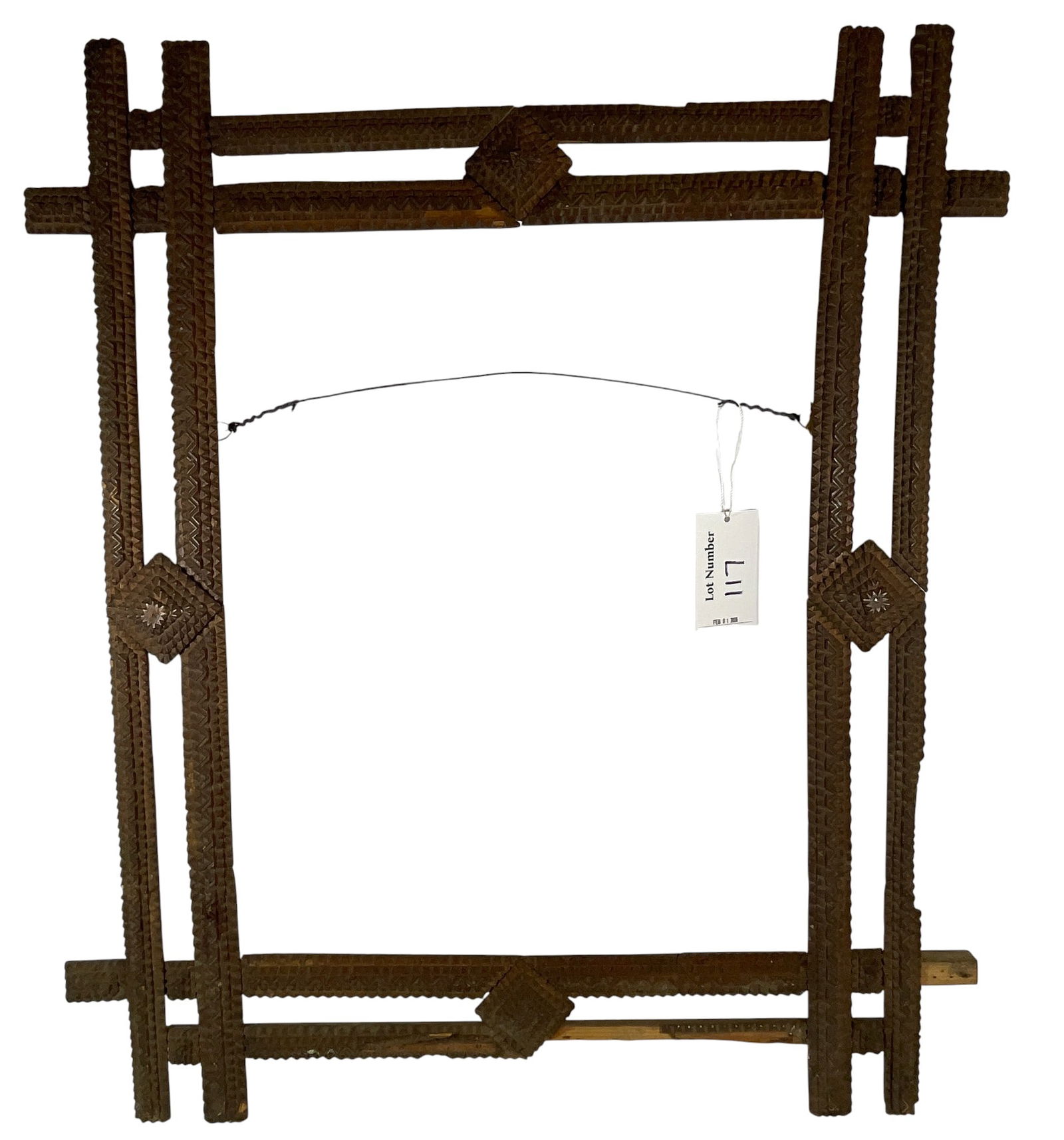 19th Century Tramp Art Frame (1 of 4)