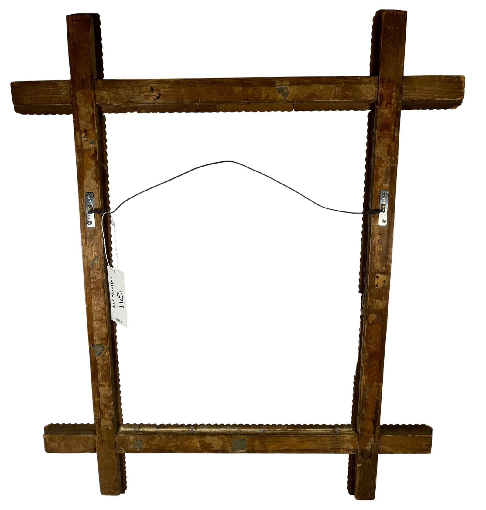 19th Century Tramp Art Frame - 4