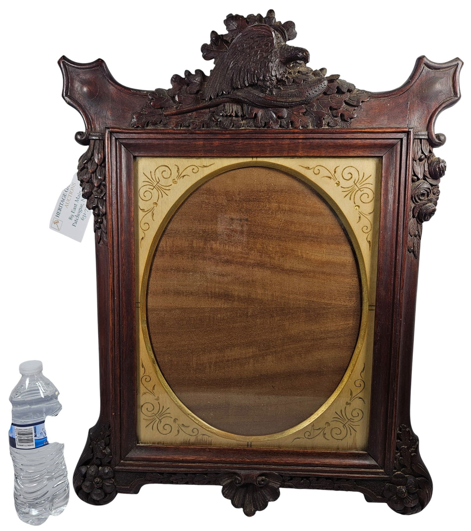 19th Century Black Forest Carved Walnut Frame - 3