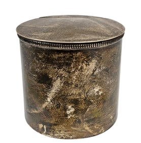 Mid Century Hand Made Sterling Silver Tea Caddy