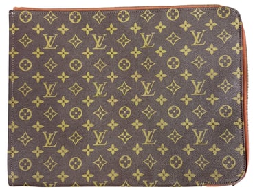 Vintage Louis Vuitton Monogram Poche Documents Portfolio Case