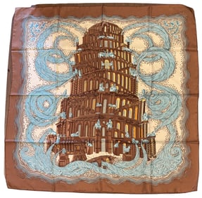 Hermes Les Rivières de Babel Silk Scarf New in Bag