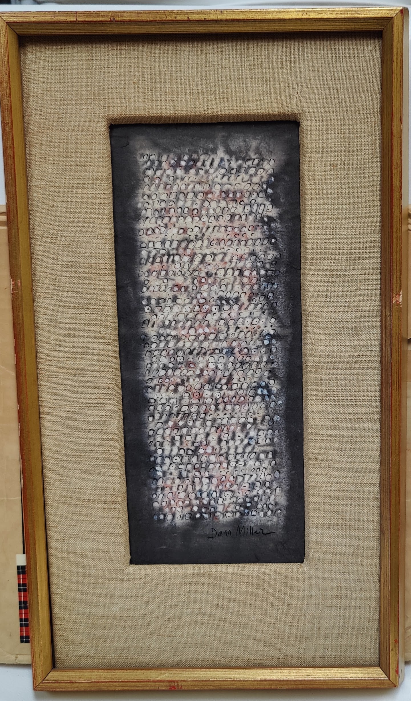 Dan Miller M/M Pen and W/C Abstract, Titled Vertical Shells (1 of 6)