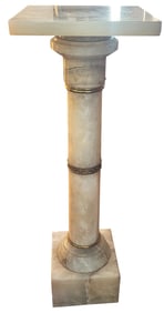 19th Century Bronze Mounted Onyx Pedestal