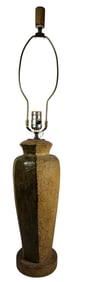 Marianna von Allesch Cast Papier Mache Table Lamp