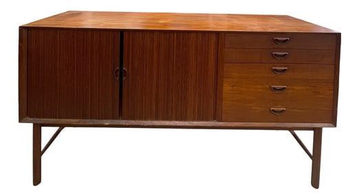 Peter Hvidt & Orla Molgaard-Nielsen for Søborg Møbelfabrik Tambour Credenza Model 26025