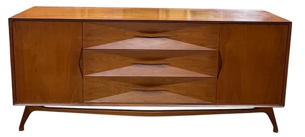 Albert Parvin Mid Century Modern Walnut Low Chest