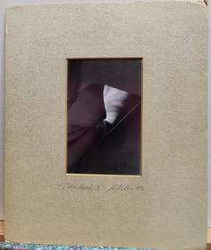 Illegibly Signed Photo of Partial Nude Female, Coffee Break