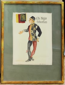 Tom Brodock Illustration, Arnold Soboloff, 12th Night