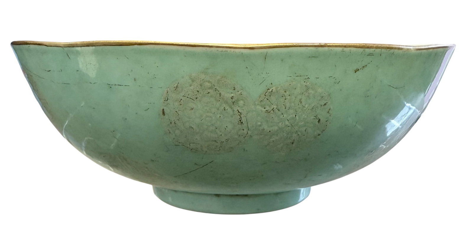 Qing Dynasty Chinese Turquoise Glaze Porcelain Bowl (1 of 10)