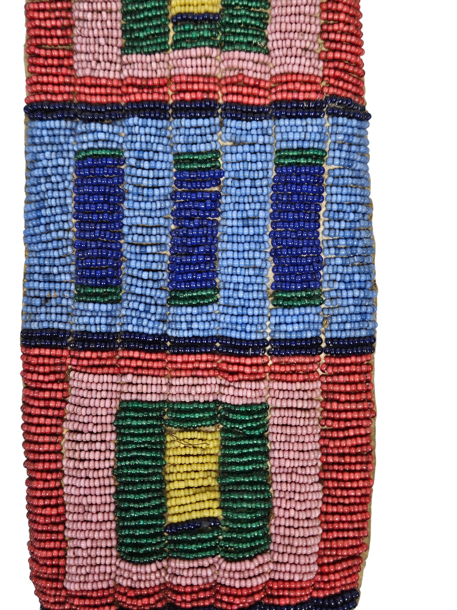 c1900 Native American Apsáalooke (Crow) Beaded Mirror Bag - 2