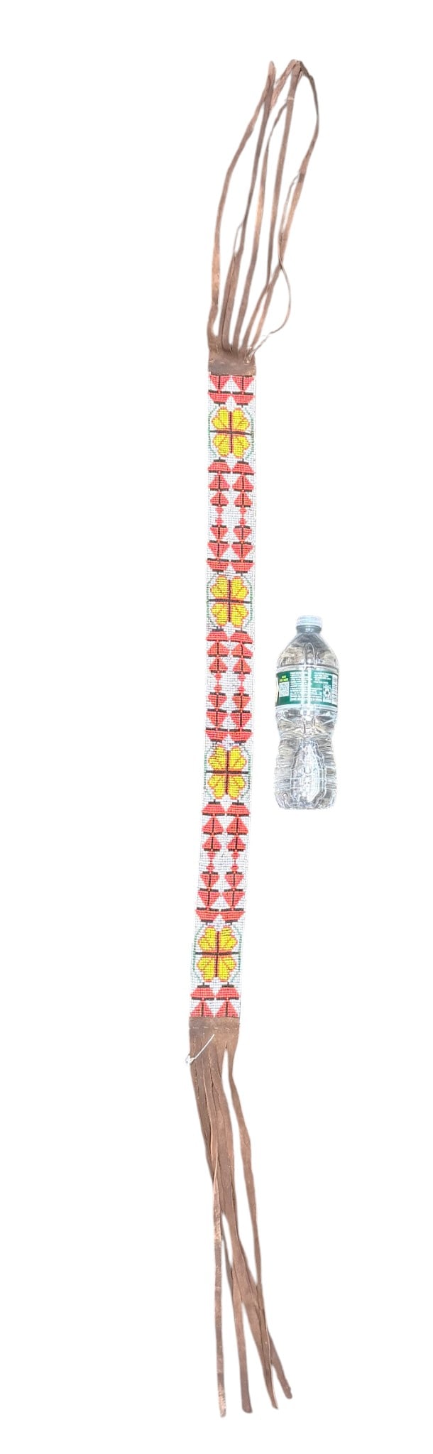 c1930 Native American Sioux Leather Beaded Belt - 2