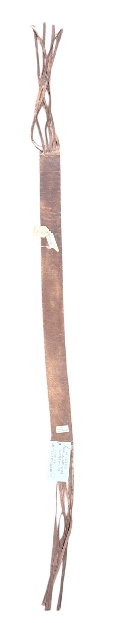 c1930 Native American Sioux Leather Beaded Belt - 3