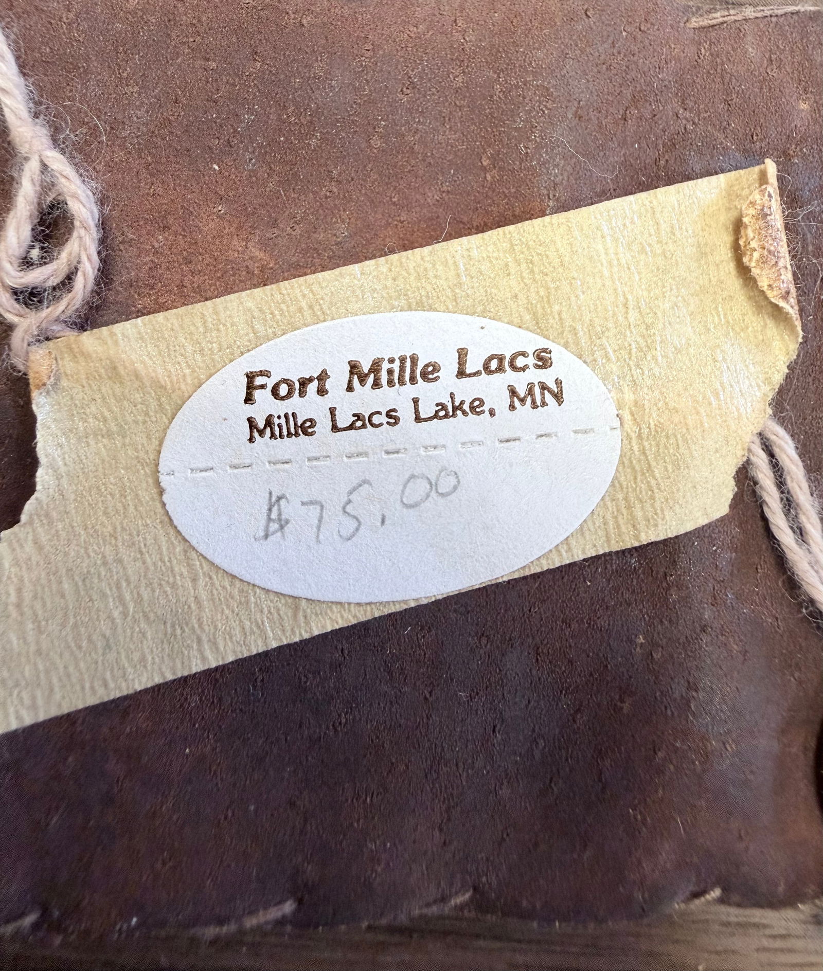 c1930 Native American Sioux Leather Beaded Belt - 7