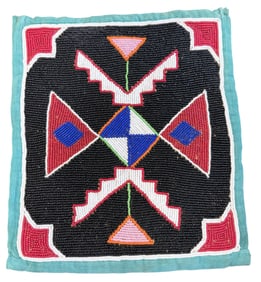 c1950 Native American Yakima Plateau Beaded Bag