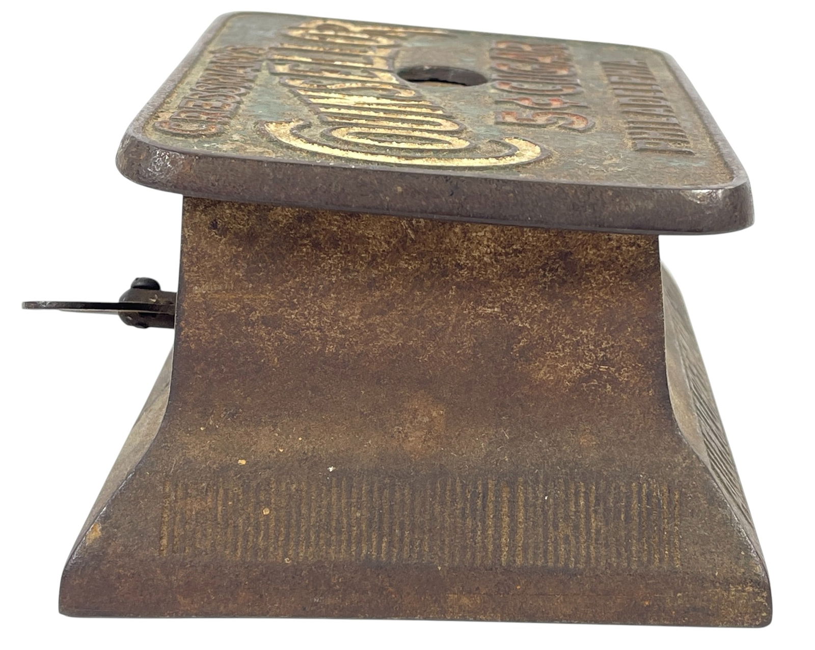 Key Wound Mechanical Clock Work Cigar Cutter - 5