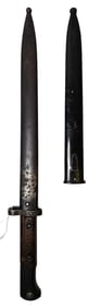 WWI Czech CSZ Mauser Bayonet with Scabbard
