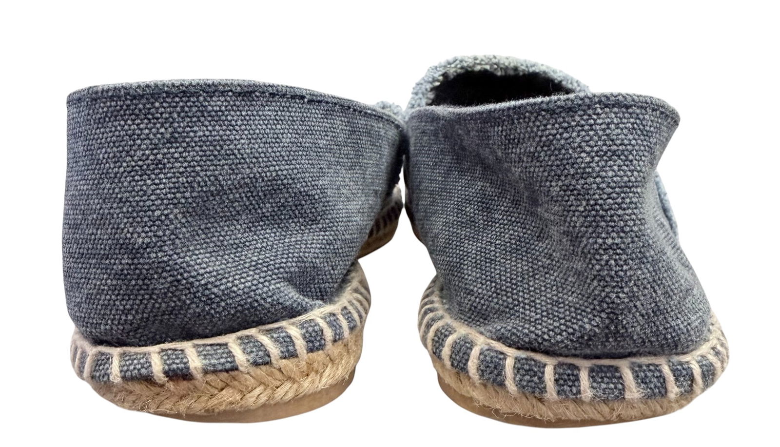 Chanel Blue Logo Denim Espadrilles - 4