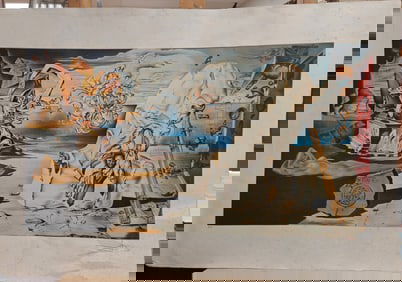 Salvador Dali E.A. Lithograph The Apotheosis of Homer