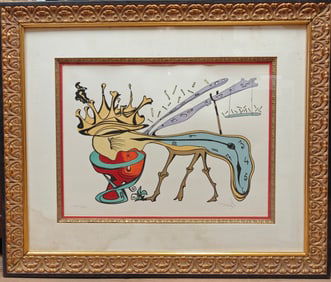 Salvador Dali L/E Lithograph Royal Insect Metamorphosis