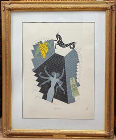 Erte A.P. Color Serigraph Titled Capricorn, c.1980s