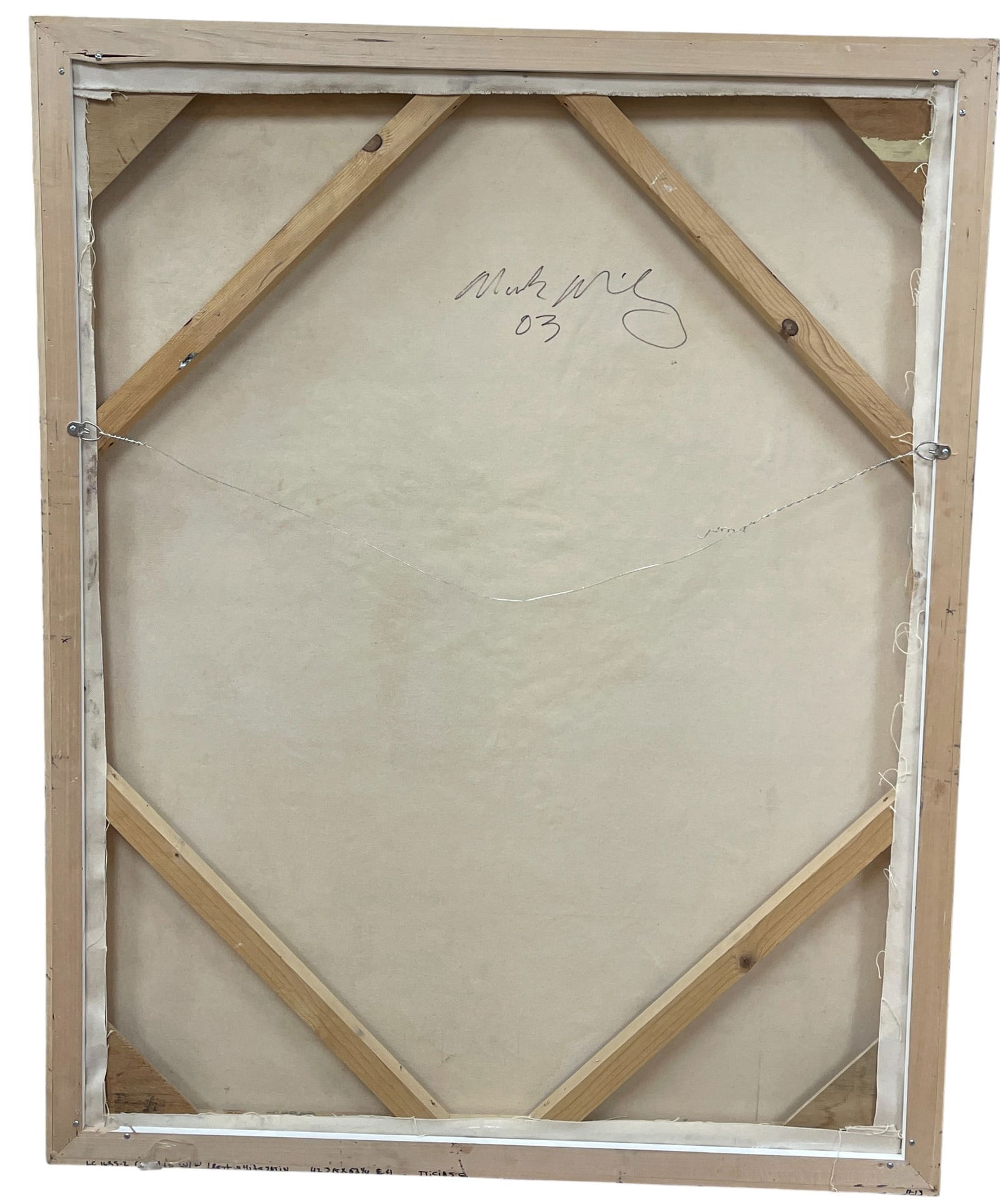 Large Mark Milloff O/C Abstract Rooster & Magic 8 Ball - 5