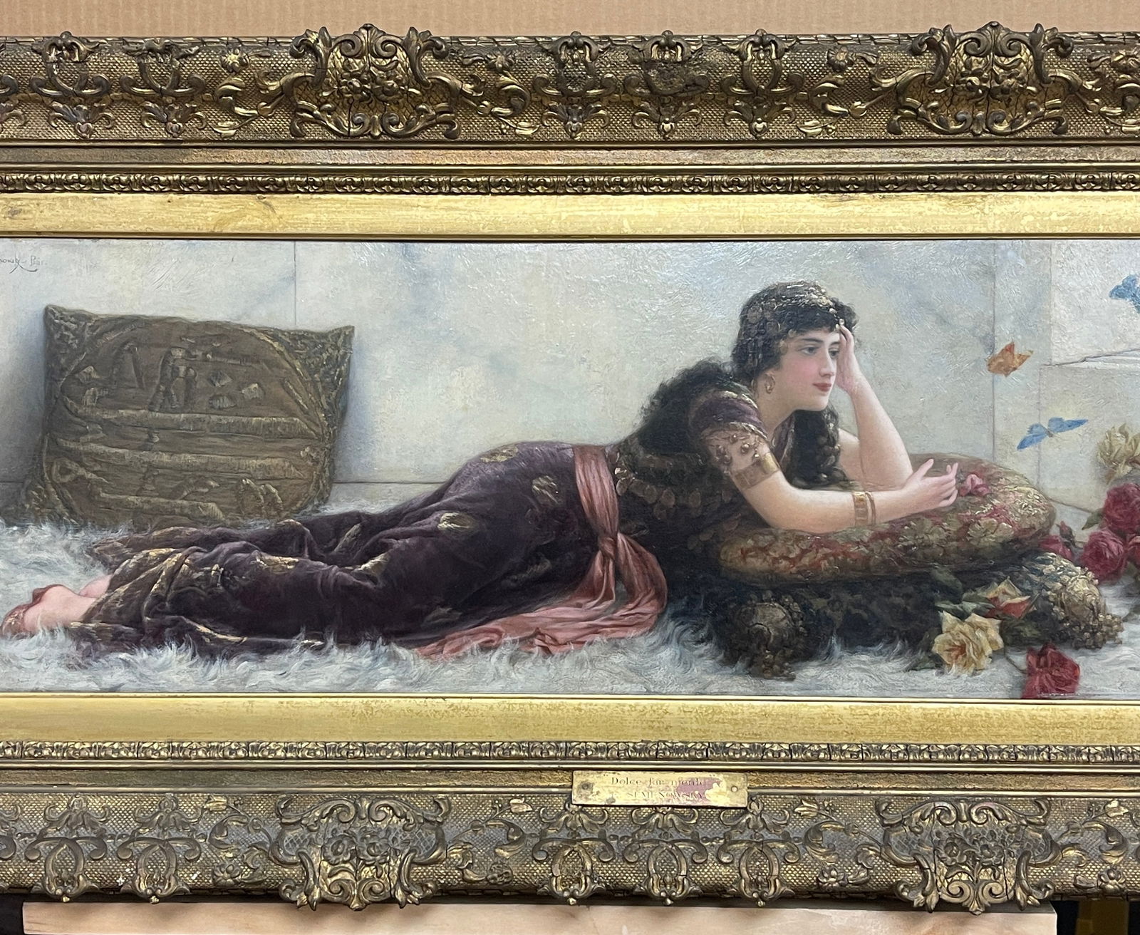 Important Eisman Semenowsky O/B Titled Dolce Far Niente - 2