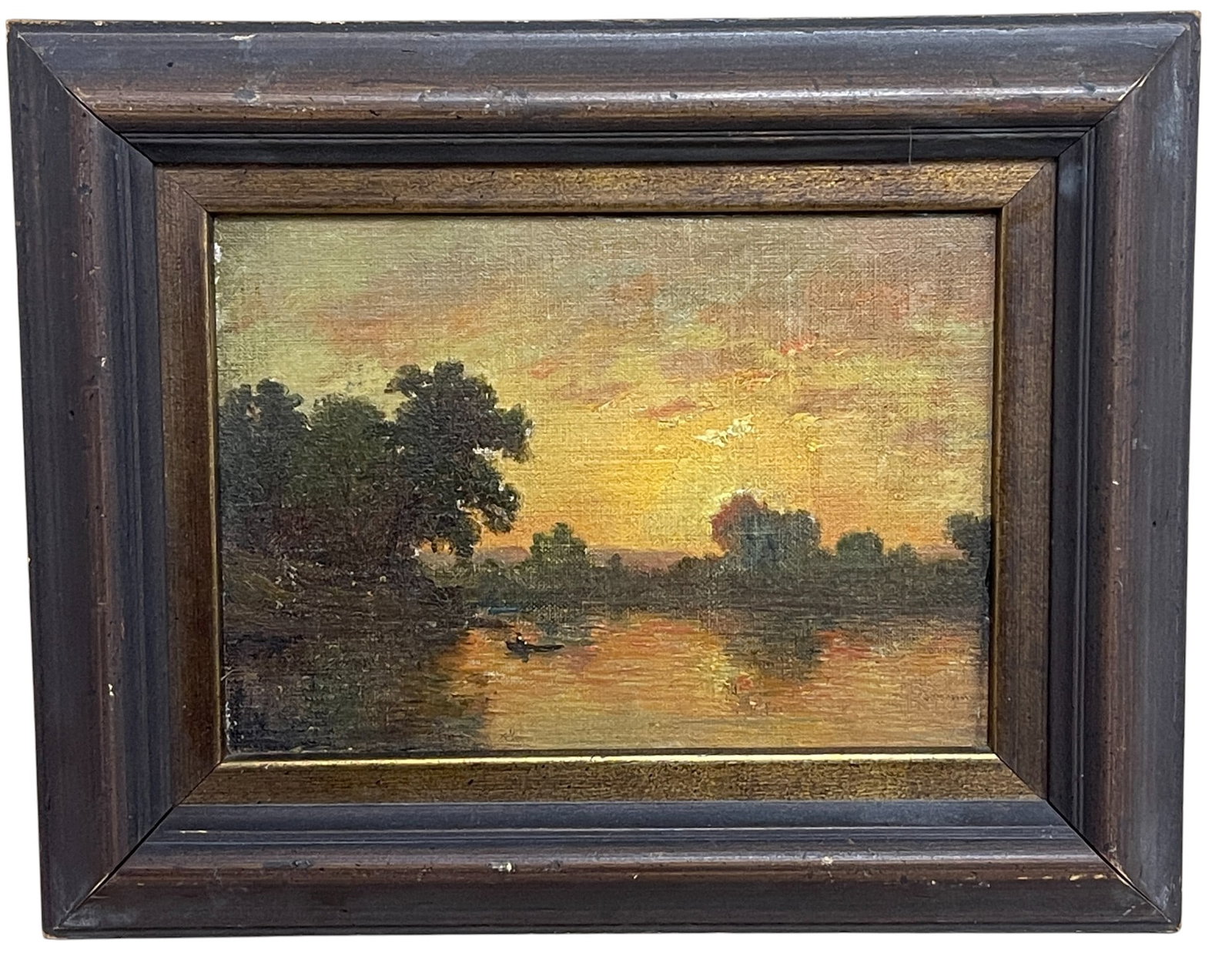 Attributed to William Hart O/C Hudson River Landscape (1 of 5)